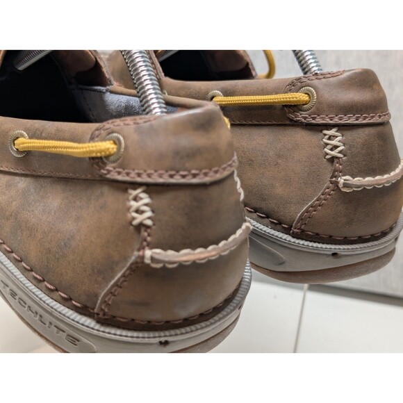 Columbia Mens Topsider "Dockside" Techlite Deck Shoes Brown Size 12 - Picture 7 of 11